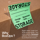 FRAGILE Packing & Moving Labels