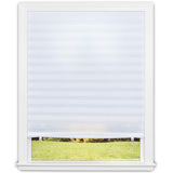 Redi Shade No Tools Original Light Filtering Pleated Fabric Shade White, 48" W x 72" L, 2 Pack