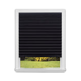 Redi Shade No Tools Original Blackout Pleated Paper Shade Black, 36" W x 72" L, 6 Pack