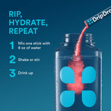 DripDrop Hydration Packets - Juicy Variety Pack - Single Serve Electrolytes Powder Drink Mix - Grape, Fruit Punch, Strawberry Lemonade, Cherry - Non-GMO, Gluten Free, Vegan - 32 Sticks