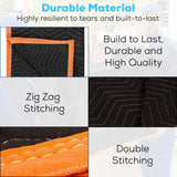 Simpli-Magic Heavy Duty Padded Moving Blankets 72" x 40" – 12 Pack – Packing Blankets, Furniture Covers for Moving