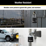 Master Lock Magnum Heavy Duty Outdoor Padlock with Key, Weather Resistant Body and Cut Resistant Shackle make Lock Perfect for Fences, Gates, Sheds, M115XDLF