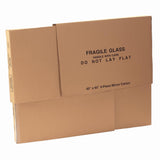 AVIDITI Large Mirror Box 40"L x 3.5"W x 60"H (1-Pack), Cardboard Boxes Perfect for Moving, Storing, Packing & Shipping, Ideal for TV's, Picture Frames, Mirrors & Art