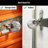 Master Lock 40D Stainless Steel Discus Padlock with Key