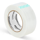 Amazon Basics Packing Tape for Moving boxes, Shipping Tape Refills, Clear, 1.88-Inch Wide x 109 Yards, 6-Pack, Total 654 Yards