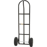 Ironton Steel Pneumatic Hand Truck Dolly - 600-Lb. Capacity, 10in. Tires, Powder-Coat Finish