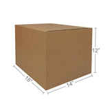 Amazon Basics Cardboard Shipping and Packing Moving Boxes, 10 Pack, Medium, Brown, 18" x 14" x 12"
