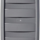 Amazon Basics Plastic Storage Containers with Secure Latching Lids, Stackable Organization Bins, Clear/Grey, 5 Quart, Set of 10