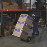 Ironton Steel Pneumatic Hand Truck Dolly - 600-Lb. Capacity, 10in. Tires, Powder-Coat Finish