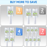 TICONN 2Pk Stretch Wrap Stretch Film Roll, 1000ft Industrial Strength 5 inch Wide Clear Plastic Wrap with Handles for Pallet Wrapping Shipping Moving