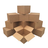 Amazon Basics Cardboard Moving and Storage Boxes, 12 Pack, Large, Brown, 20" x 20" x 15"