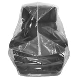 Wowfit Furniture Cover Dust-Proof Moving Bag for Chairs, Recliners & Boxes – Clear, Odorless Plastic - 4mil-Thick - 34W x 42.1D x 65/48H Inches (Tape Not Included)