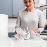 Duck Brand Small Bubble Cushioning Wrap for Moving, Shipping & Mailing, 600 FT Bubble Packing Wrap Extra Protection Packaging Boxes & Mailers, Clear Bubble Roll Moving Supplies 150 FT Each 4 Rolls