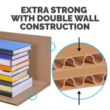 Bankers Box Small Classic Moving Box 10 Pack, Reinforced Handles, Tape-Free Assembly, Box with Lid, 15-in x 12-in x 10-in (7714901)