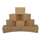 Amazon Basics Cardboard Shipping and Packing Moving Boxes, 10 Pack, Medium, Brown, 18" x 14" x 12"