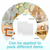 320 pcs Moving Packaging Supplies, 260 Cushioning Foam Pouches and Sheets, 4 Sizes (16x12", 12x12", 12x7.8", 7.8x7.8") with 60 Fragile Stickers, Cushion Foam Pouch for Moving, Packaging, Storage.