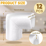 12 Pcs Foam Corner Protectors for Shipping, L-Shaped Edge Guards for TV Moving Box, Picture Frames, Mirrors, and Furniture, Must-Have Moving Supplies