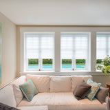 Redi Shade No Tools Original Light Filtering Pleated Fabric Shade White, 48" W x 72" L, 2 Pack