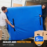 Mattress Bags for Moving, BETU Mattress Protector Waterproof Mattress Cover Twin Size Storage Bags with 8 Heavy-Duty Handles and Zipper for College Bed Extra Thick Large Reusable (77"x42"x15" Blue)