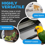 Bryco Goods Newsprint Packing Paper Sheets for Moving - 1.5lb - 50 Sheets of Newspaper Paper - Wrapping and Protecting Fragile Items, Box Filler, Shipping Supplies - 27" x 17" - Made in the USA