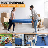 3 Pack Moving Blankets 40x72in Heavy Duty Padded Packing Blankets for Moving Shipping Protecting Furniture Professional Quilted Furniture Blankets for Moving Supplies