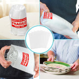 320 pcs Moving Packaging Supplies, 260 Cushioning Foam Pouches and Sheets, 4 Sizes (16x12", 12x12", 12x7.8", 7.8x7.8") with 60 Fragile Stickers, Cushion Foam Pouch for Moving, Packaging, Storage.