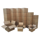 Amazon Basics Cardboard Moving Boxes in Small, Medium and Large Sizes (Assorted), Pack of 30, Brown