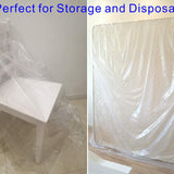 ComfortHome Mattress Bag for Moving and Storage, 4 Mil Extra Thick, Queen and King Size, 2 Pack