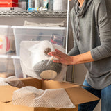 Duck Brand Small Bubble Cushioning Wrap for Moving, Shipping & Mailing, 600 FT Bubble Packing Wrap Extra Protection Packaging Boxes & Mailers, Clear Bubble Roll Moving Supplies 150 FT Each 4 Rolls