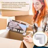 12 Pcs Foam Corner Protectors for Shipping, L-Shaped Edge Guards for TV Moving Box, Picture Frames, Mirrors, and Furniture, Must-Have Moving Supplies