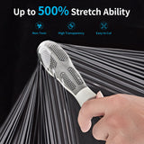 JARLINK Stretch Film, 15 Inch x 1000 Feet Shrink Wrap for Pallet Wrap, Industrial Strength Stretch Wrap with Handles, Moving Wrapping Plastic Roll, 60 Gauge, 1 Pack, Clear