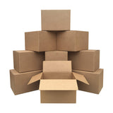 Amazon Basics Cardboard Shipping and Packing Moving Boxes, 10 Pack, Medium, Brown, 18" x 14" x 12"