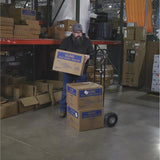 Ironton Steel Pneumatic Hand Truck Dolly - 600-Lb. Capacity, 10in. Tires, Powder-Coat Finish