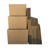 Amazon Basics Cardboard Moving Boxes in Small, Medium and Large Sizes (Assorted), Pack of 30, Brown