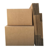 Amazon Basics Moving Boxes Kit, Small and Medium Cardboard Box Combo, 15 Pack, Assorted, Brown