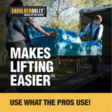 Shoulder Dolly Moving Straps - Lifting Strap for 2 Movers - Move, Lift, Carry, And Secure Furniture, Appliances, Heavy, Bulky Objects Safely, Efficiently, More Easily Like The Pros - LD1000