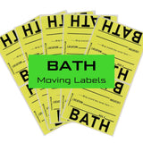 BATH Moving Box Labels
