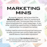 Marketing Mini Sample Packs