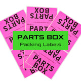 PARTS BOX Moving Labels